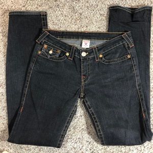 True Religion Billy straight black jeans, 34x34